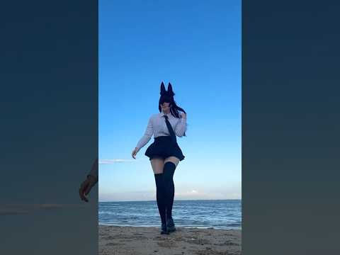 Miyabi the fox at the beach #zzz #cosplay #miyabi