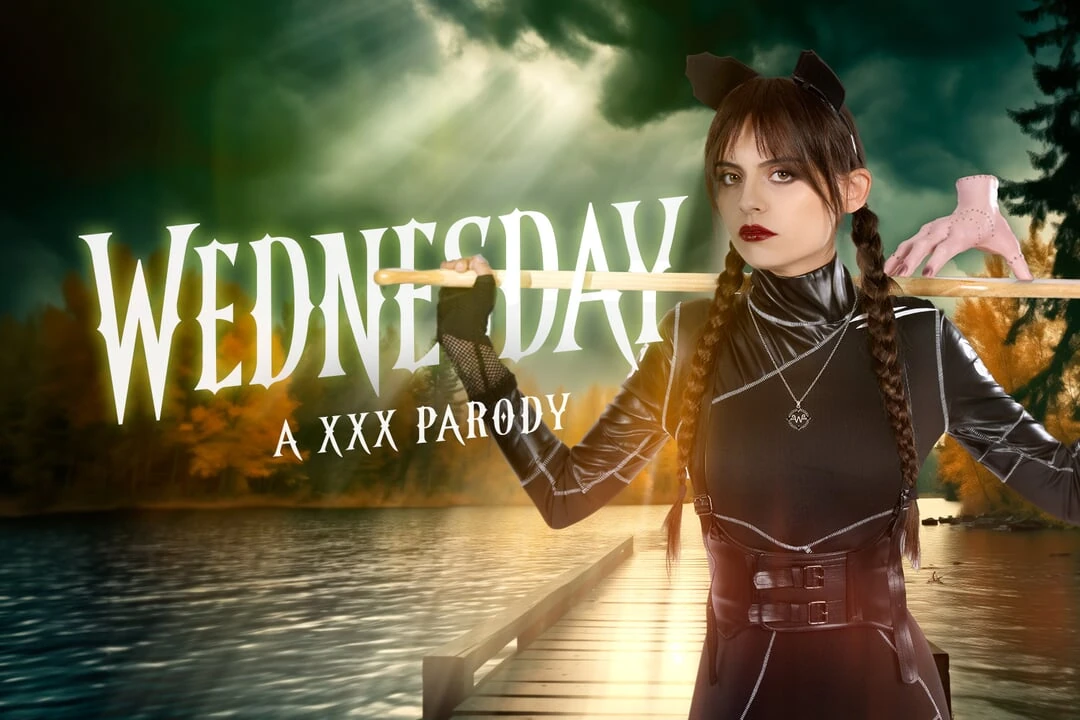 VRCosplayX Angel Windell As Goth Girlfriend WEDNESDAY ADDAMS Wants To See What You Can Do, Normie